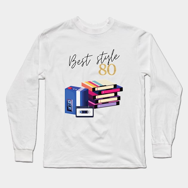 Retro 80s best Style Long Sleeve T-Shirt by abdou22